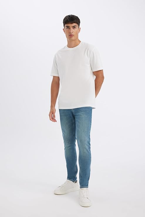 Man Slim Comfort Fit Denim Trousers