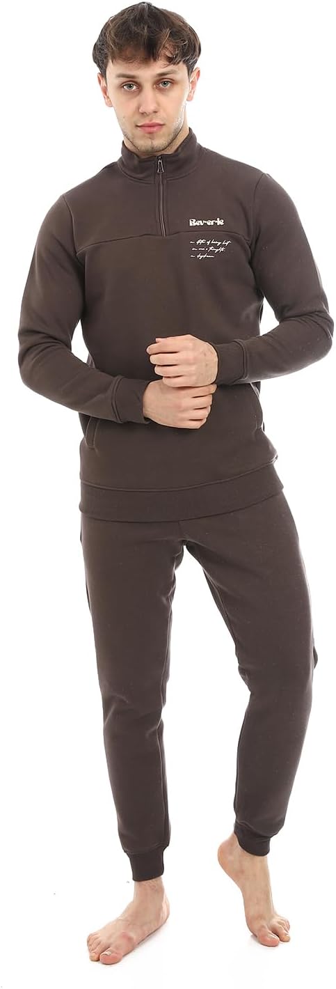 Men's Winter High Neck Pajama