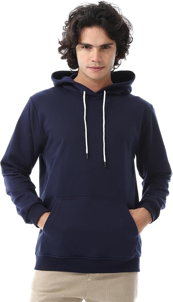 Men's Long Sleeves Fleeced Hoodie Sweatshirt