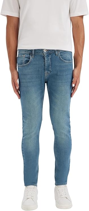 Man Slim Comfort Fit Denim Trousers