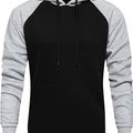 Kangaroo Pockets Hoodie with Drawstring Capishon
