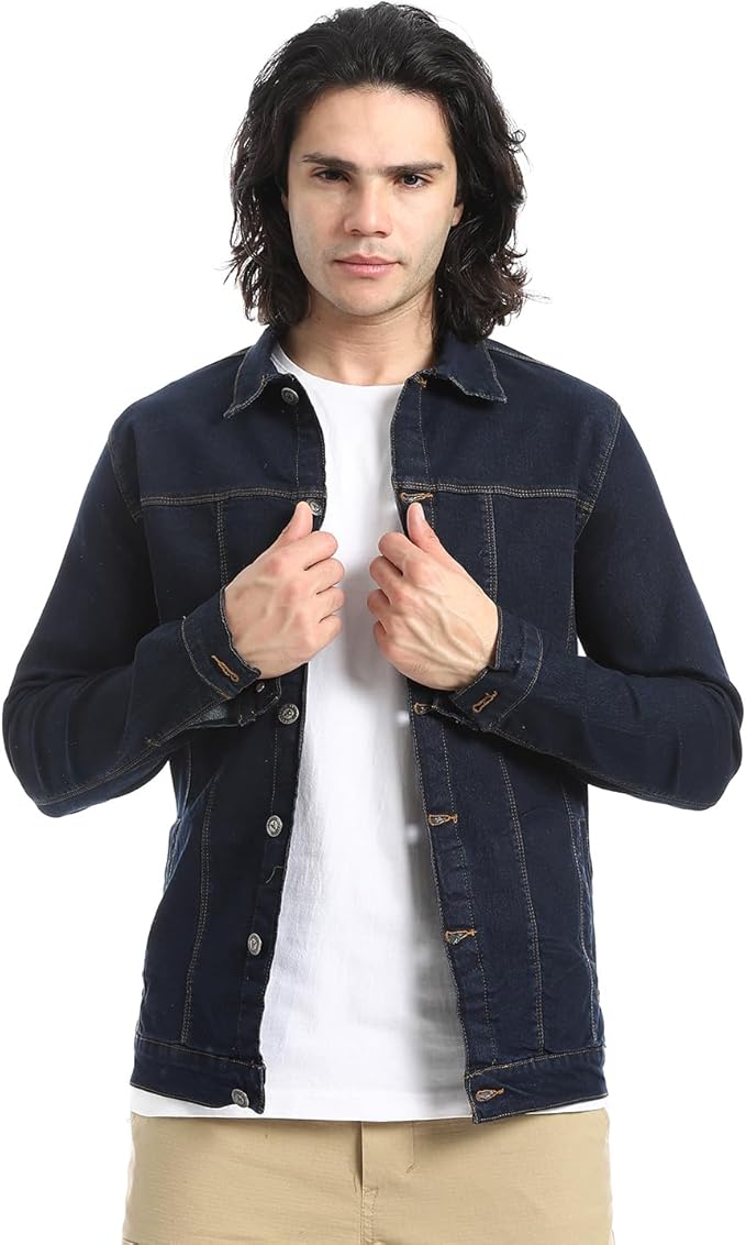 Men's Full Buttoned Casual Denim Jacket