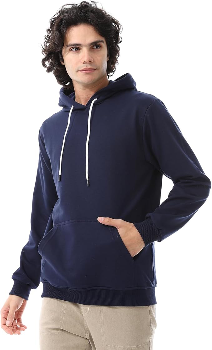 Men's Long Sleeves Fleeced Hoodie Sweatshirt