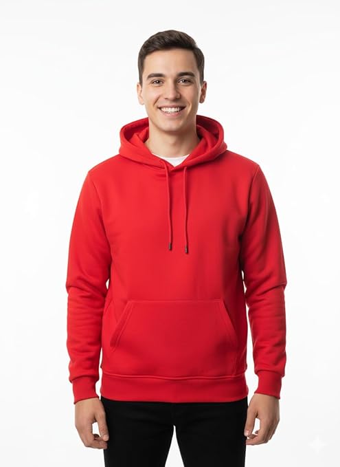 Men's Milton Soft Foam Hooded Sweatshirt Hoodie (Capicchu) with Front Pocket