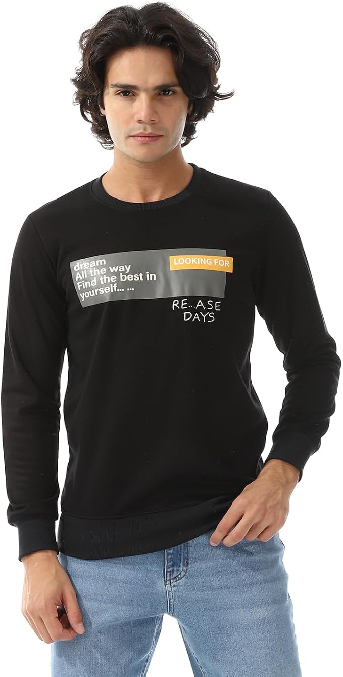 تي شيرت كم قصير برقبة دائرية